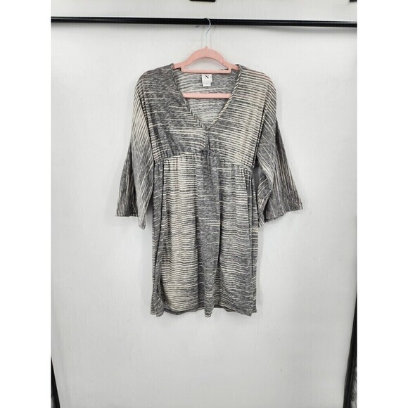 Natori Wide Sleeve Womens Small Summer Beach Swim Coverup Mini Tunic Dress - Picture 1 of 7